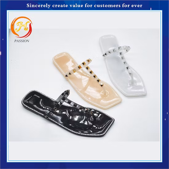Bequeme hübsche Luxus-koreanische bunte Schleife flache transparente Gelee-Damenschuhe Damen-Sandale