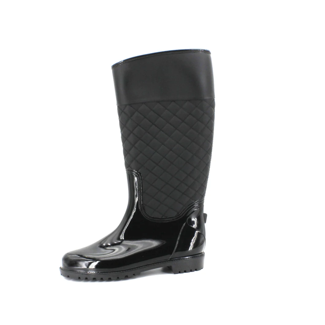 Ladies Knee High Waterproof Lightweight PVC Rain Boots