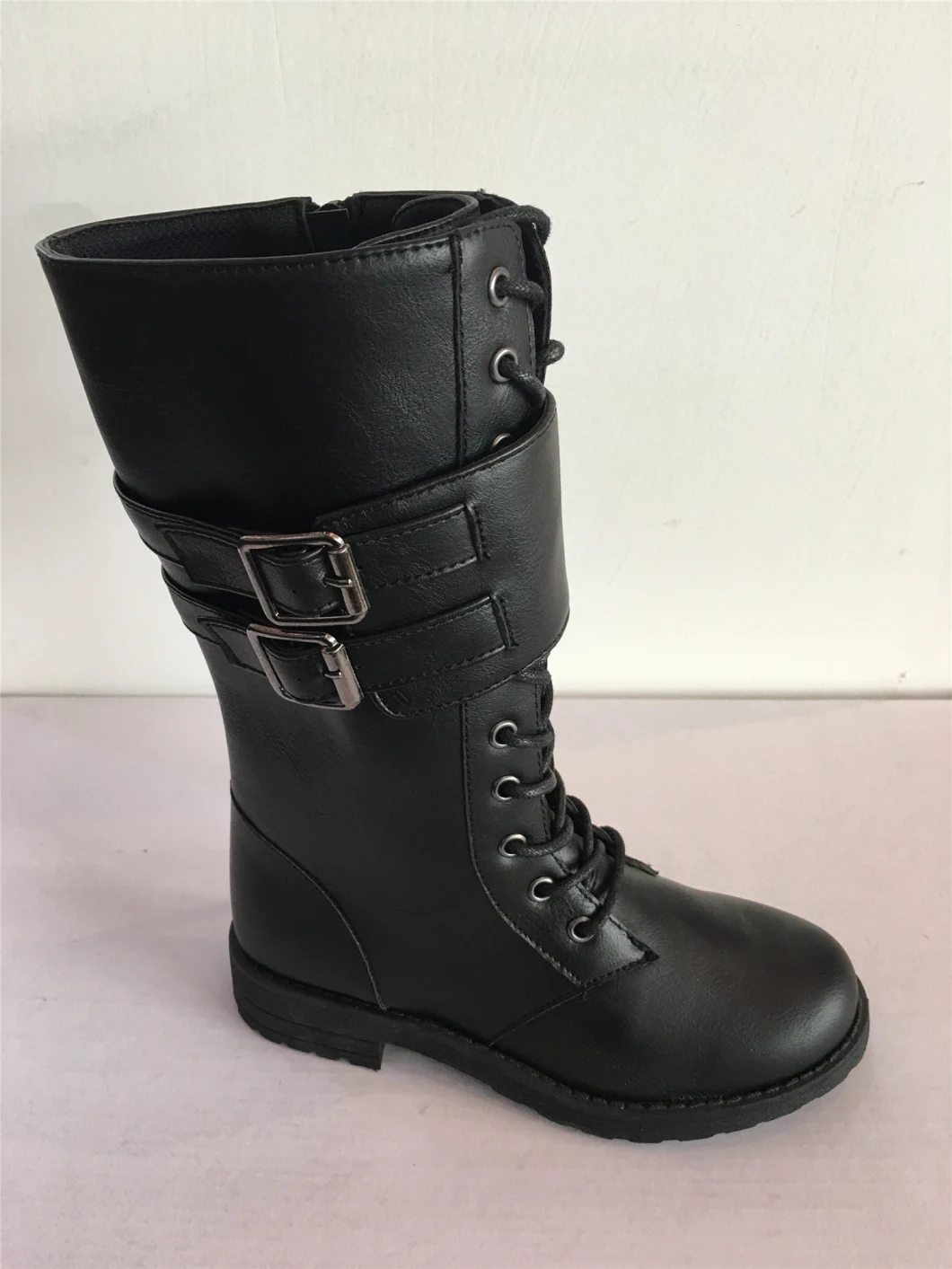 Knee-High Ijnection PU Upper Boots for Laides and Kids Women Footwear Casual Boots