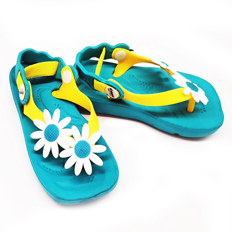 Wholesale Cheap Custom Slippers Beautiful Plain Kid Shoes Summer Non-Slip EVA Soft Comfortable Children Beach Sandals