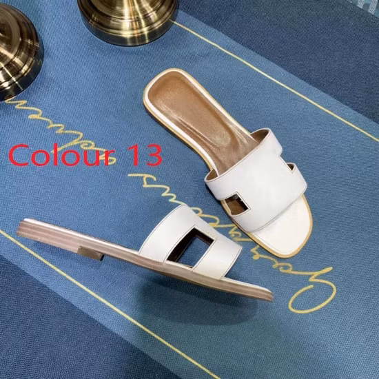 Sommer Mode Klassische Einfache Damen Leder Hausschuhe Strand Urlaub Frauen Flip-Flops Hausschuhe